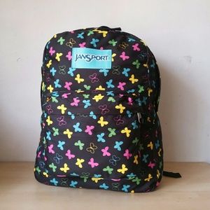 butterfly jansport backpack